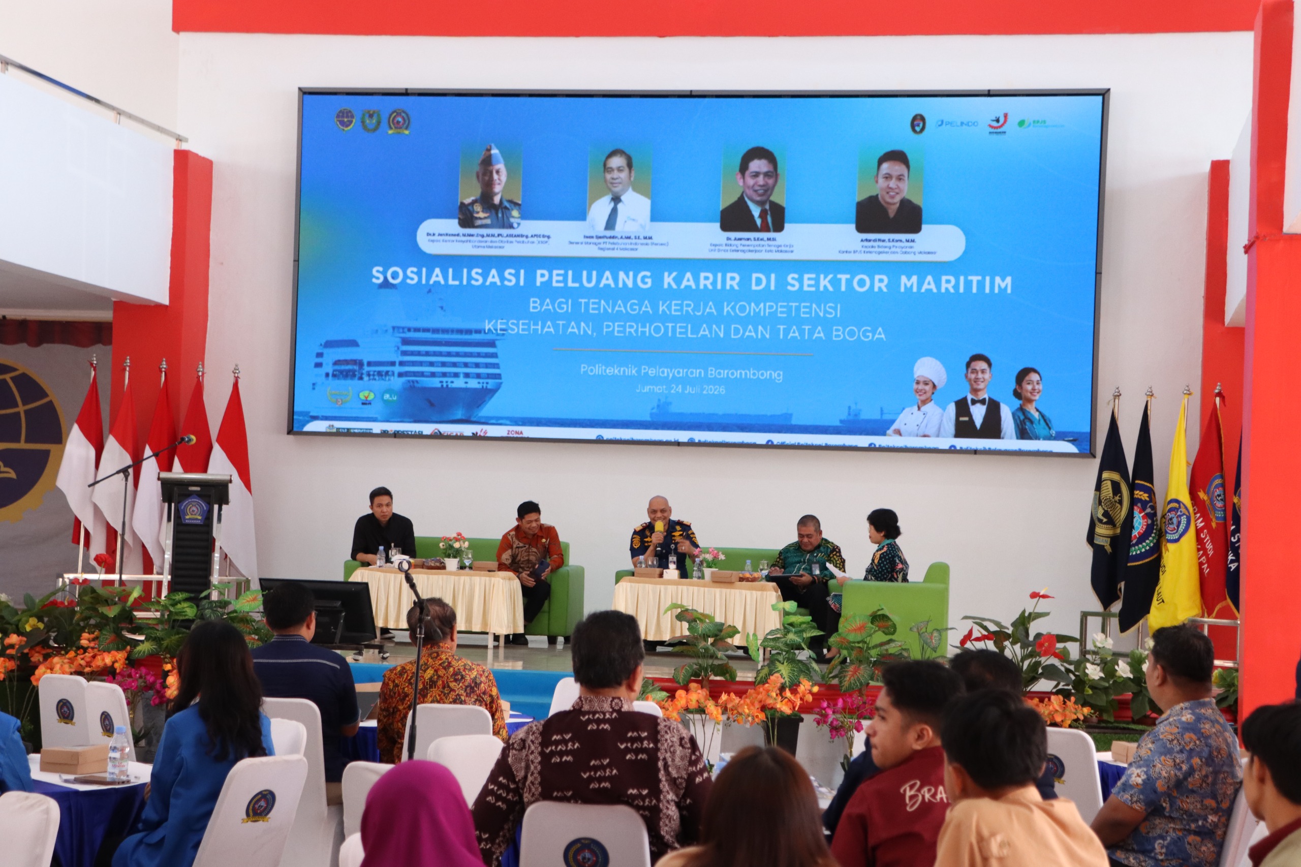 Jembatani Peluang Kerja, KSOP Utama Makassar Ajak Lulusan Perhotelan dan Kesehatan Kuasai Pasar Maritim