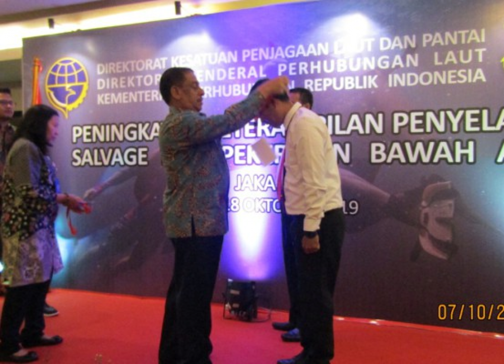KEMENHUB TINGKATKAN KOMPETENSI PETUGAS SEA AND COAST GUARD DI BIDANG PEKERJAAN BAWAH AIR