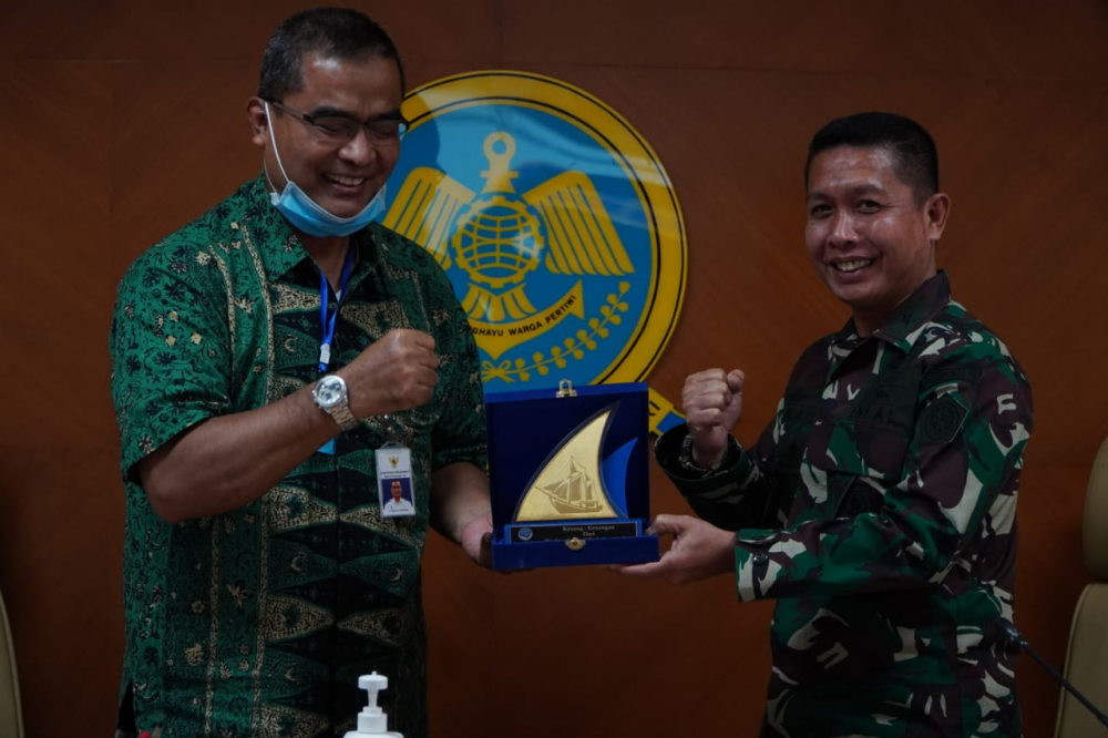 KOLABORASI DAN SINERGI DITJEN HUBLA DENGAN PUSINFOMAR TNI UNTUK NEGERI