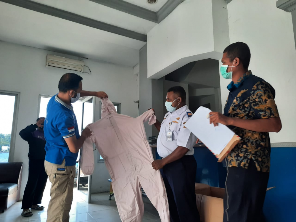 PELABUHAN DI PAPUA SIAP IMPLEMENTASIKAN ADAPTASI KEBIASAAN BARU SUBSEKTOR TRANSPORTASI LAUT