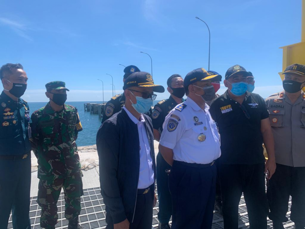 DIREKTUR KPLP KEMENHUB PASTIKAN PROTOKOL KESEHATAN TETAP KONSISTEN DITERAPKAN DI PELABUHAN