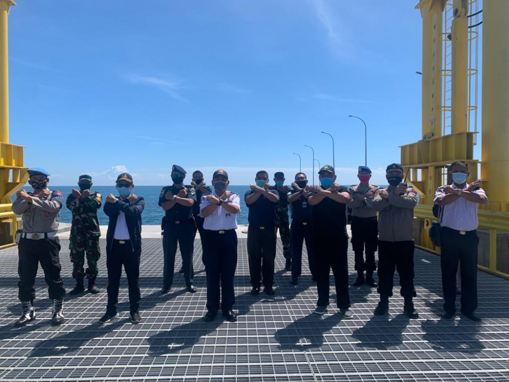 DIREKTUR KPLP KEMENHUB PASTIKAN PROTOKOL KESEHATAN TETAP KONSISTEN DITERAPKAN DI PELABUHAN