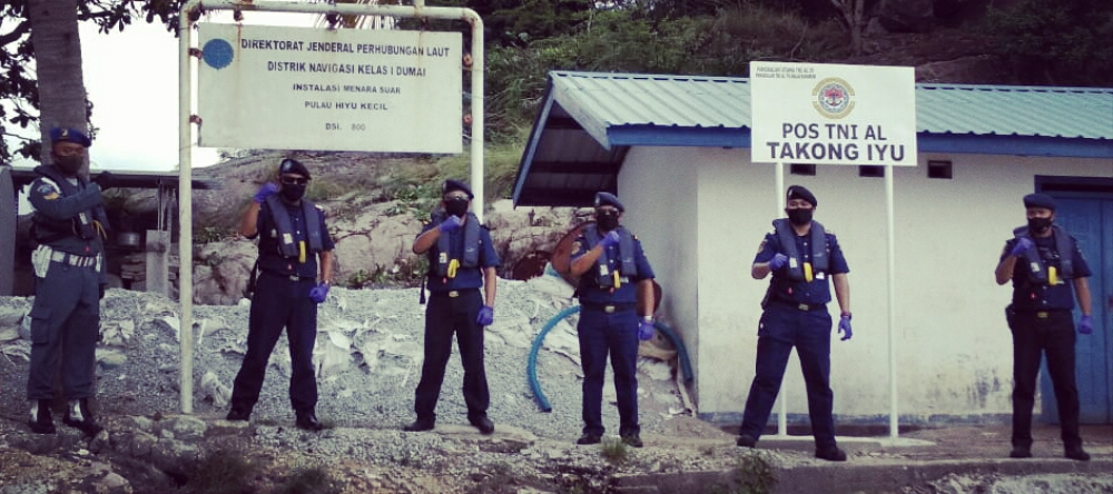 PLP TANJUNG UBAN PATROLI PENGAWASAN DAN PENGAMANAN DI MENARA SUAR PULAU IYU KECIL