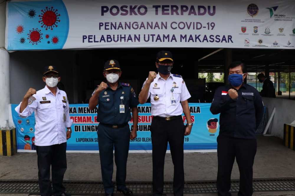 PENGENDALIAN TRANSPORTASI LAUT JELANG LEBARAN DI MAKASSAR BERJALAN TERTIB DAN DISIPLIN