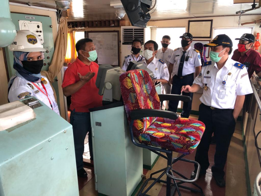 MONITORING TRANSPORTASI LAUT JELANG LEBARAN 2020, PELABUHAN DI BALIKPAPAN AMAN DAN TERKENDALI