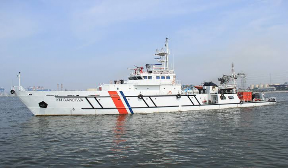 ARMADA KAPAL PATROLI KPLP DISIAGAKAN KAWAL IMPLEMENTASI TSS SELAT SUNDA DAN SELAT LOMBOK MULAI 1 JULI 2020