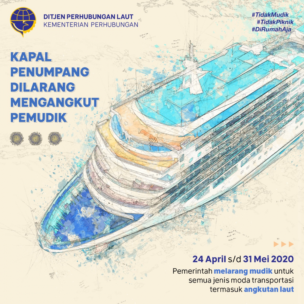 kawanlaut, Presiden RI secara resmi telah mengumumkan pelarangan mudik Lebaran untuk mencegah meluasnya penyebaran Covid-19