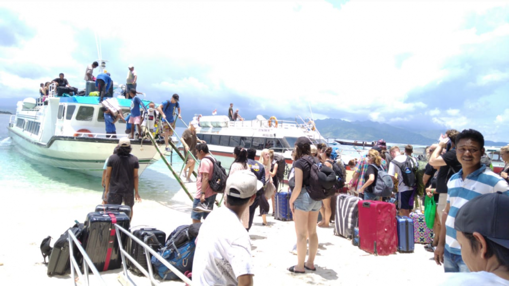 ANTISIPASI PENYEBARAN VIRUS CORONA DI NTB, PELAYARAN KE TIGA GILI DITUTUP SEMENTARA