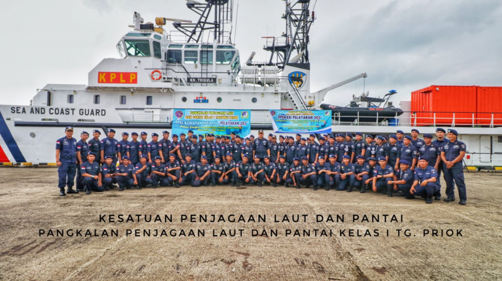 INTENSIFKAN PENGAWASAN IMPLEMENTASI AIS DAN SOSIALISASI TSS SELAT SUNDA, PANGKALAN PLP KELAS I TANJUNG PRIOK GELAR OPERASI