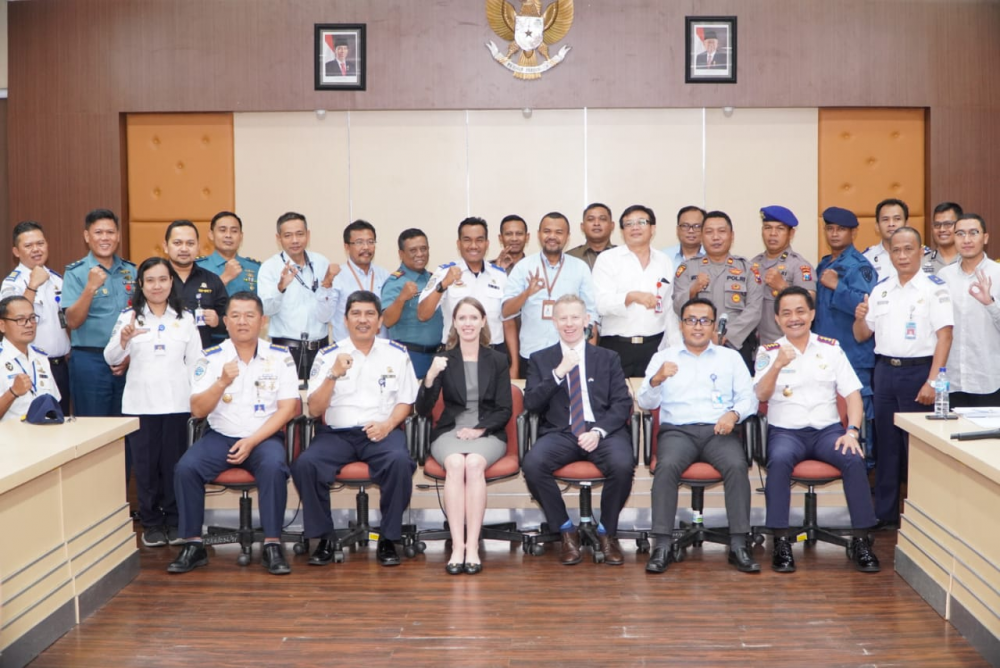 GANDENG PEMERINTAH AUSTRALIA, KEMENHUB GELAR PORT SECURITY DEKSTOP EXERCISE 2020 DI SURABAYA