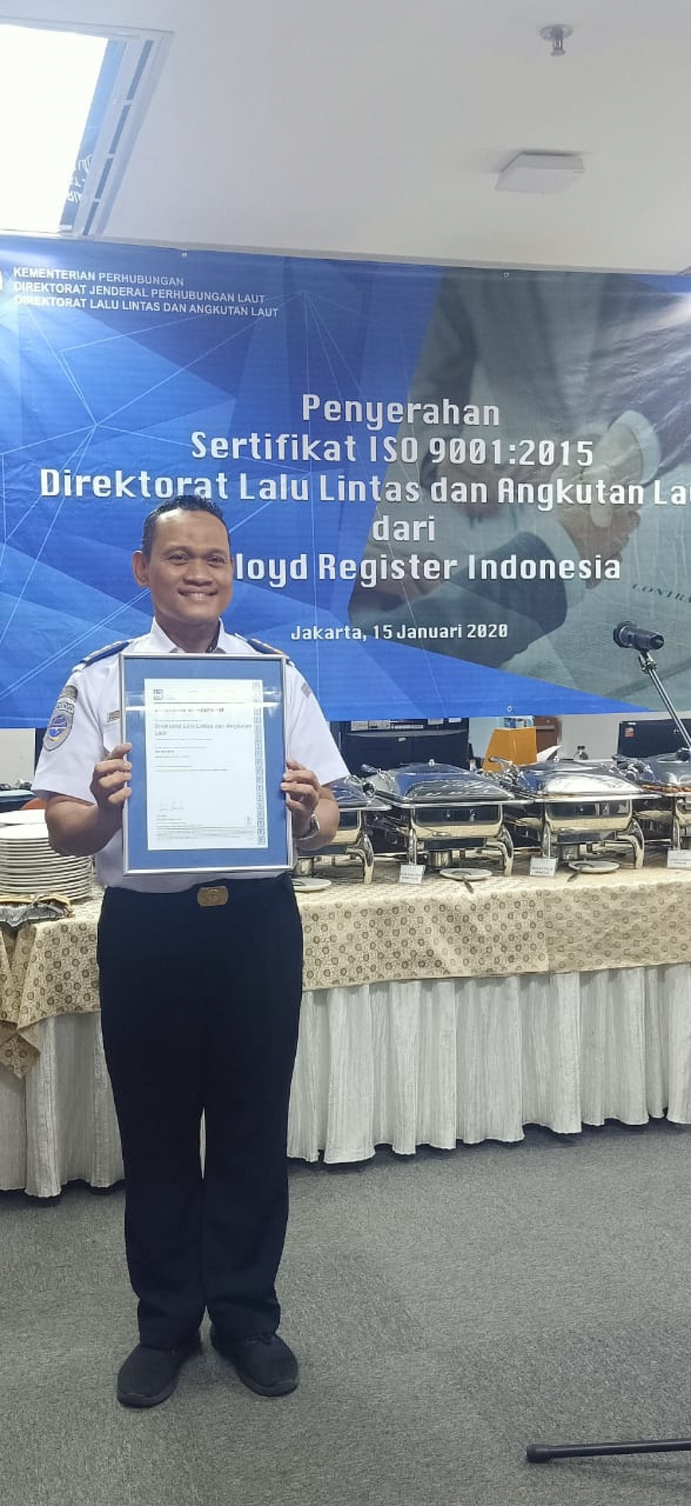 RAIH ISO 9001 2015, BUKTI KESERIUSAN DIREKTORAT LALU LINTAS DAN ANGKUTAN LAUT TINGKATKAN PELAYANAN YANG BERMUTU