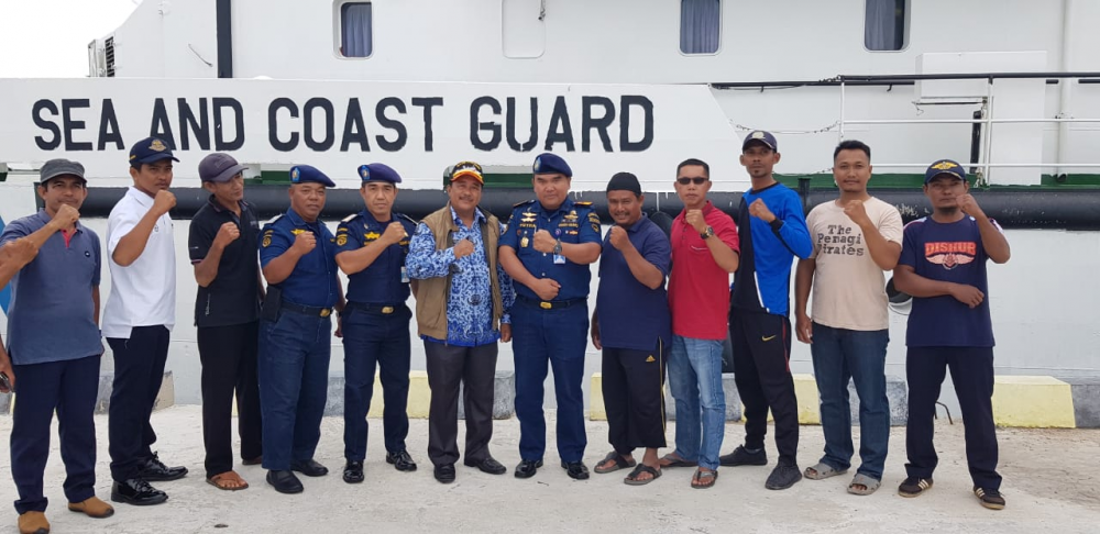 PASTIKAN PENEGAKAN HUKUM DI LAUT, KAPAL KPLP TANJUNG UBAN TERUS LAKUKAN PATROLI RUTIN
