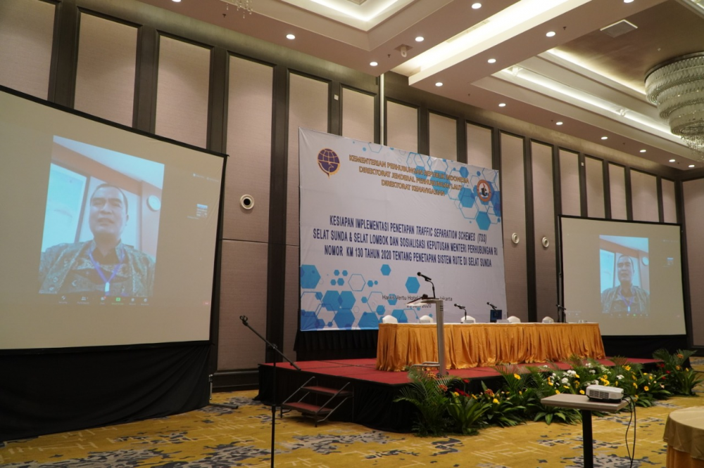 PASTIKAN KESIAPAN IMPLEMENTASI TSS 1 JULI 2020, KEMENHUB SOSIALISASIKAN ATURAN PENETAPAN SISTEM RUTE DI SELAT SUNDA