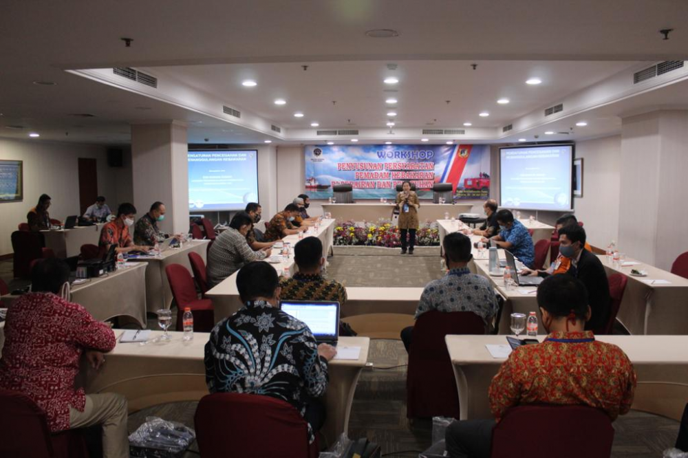 KEMENHUB SELENGGARAKAN WORKSHOP BAHAS PENANGGULANGAN KEBAKARAN DI PELABUHAN DAN PERAIRAN