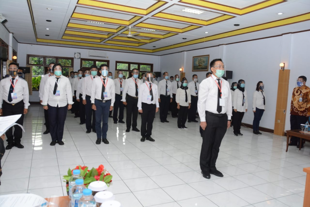 JADI UJUNG TOMBAK KESELAMATAN PELAYARAN, DITJEN HUBLA KUKUHKAN 58 PEJABAT PEMERIKSA KESELAMATAN KAPAL