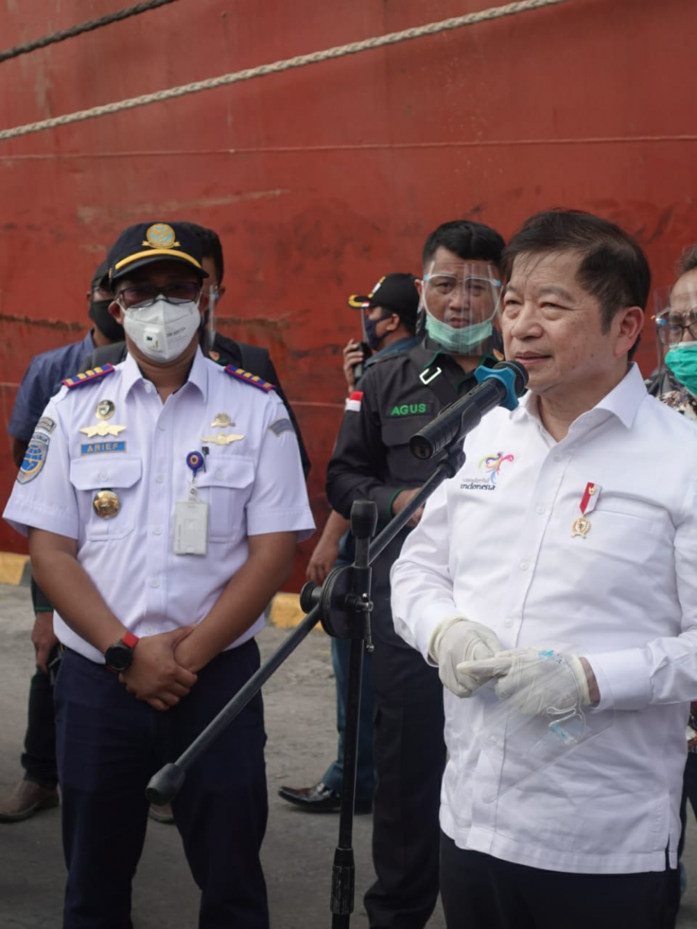 HUT RI KE 75, KEMENHUB OPTIMALKAN PELAYANAN KEPELABUHANAN DUKUNG KESUKSESAN EKSPOR 12.000 TON JAGUNG DAN 11.700 TON TETES TEBU KE PHILIPINA