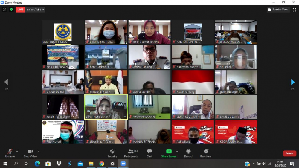 ADAPTASI KEBIASAAN BARU, BKKP SELENGGARAKAN WEBINAR KESEHATAN DI LINGKUNGAN KERJA