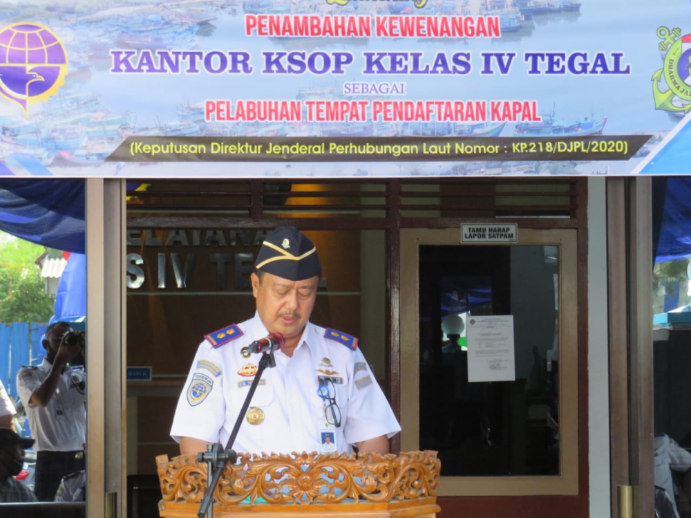 SAH, PELABUHAN TEGAL KINI LAYANI PENDAFTARAN KAPAL