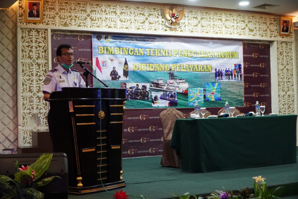 DITJEN HUBLA GELAR BIMTEK PENEGAKAN HUKUM GUNA TINGKATKAN KEAMANAN PELAYARAN DI PERAIRAN KEPULAUAN RIAU