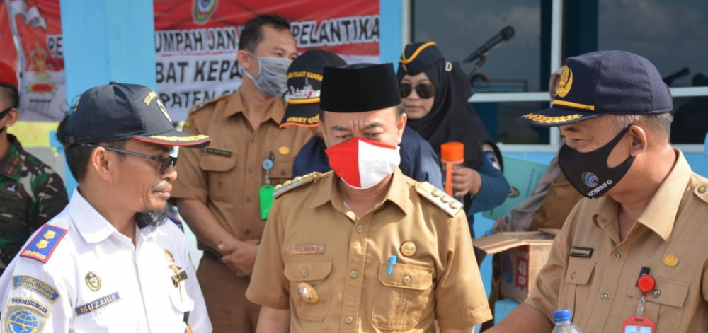 PELABUHAN TELUK SEGINTUNG DIPERCAYA PEMDA SERUYAN SEBAGAI LOKASI PELANTIKAN PEJABAT STRUKTURAL
