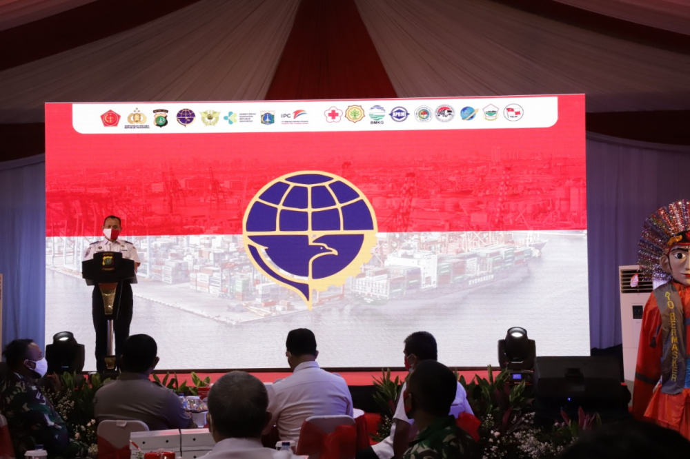 INSTANSI PEMERINTAH DAN STAKEHOLDER DI LINGKUNGAN PELABUHAN TANJUNG PRIOK BERKOMITMEN TINGKATKAN KOORDINASI DAN SINERGITAS HADAPI PANDEMI COVID-19
