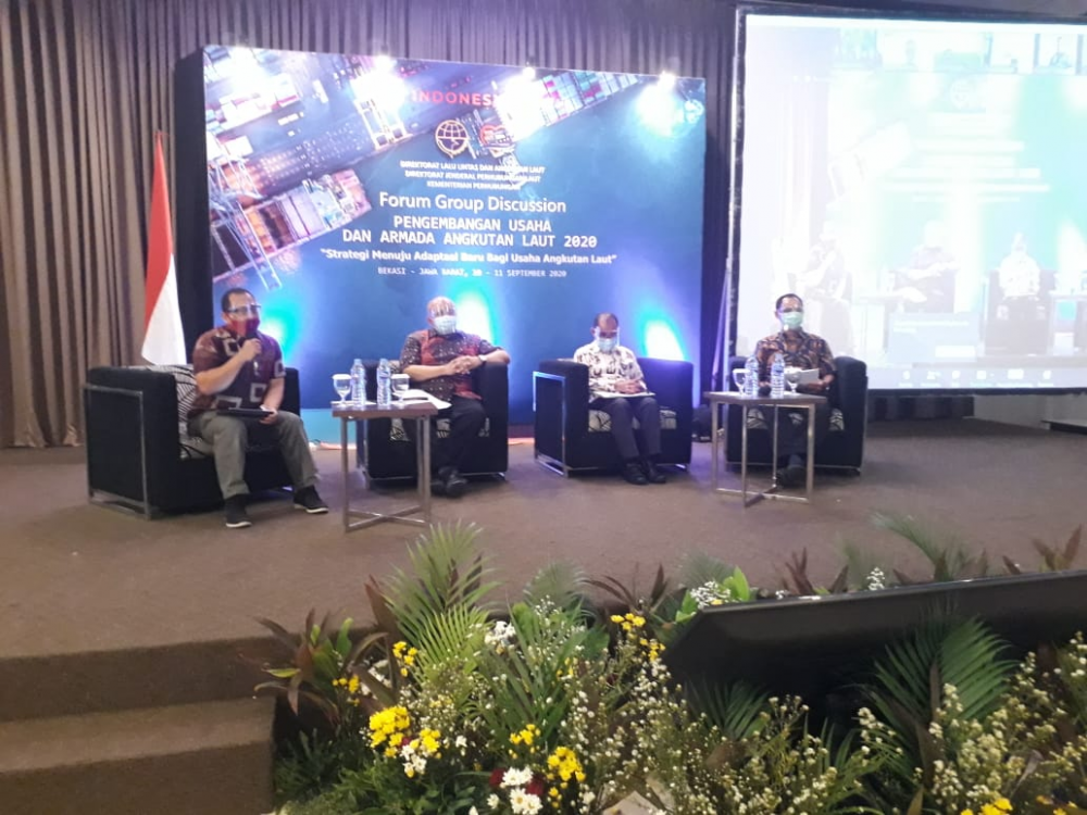KEMENHUB SELENGGARAKAN FGD PENGEMBANGAN USAHA TRANSPORTASI LAUT