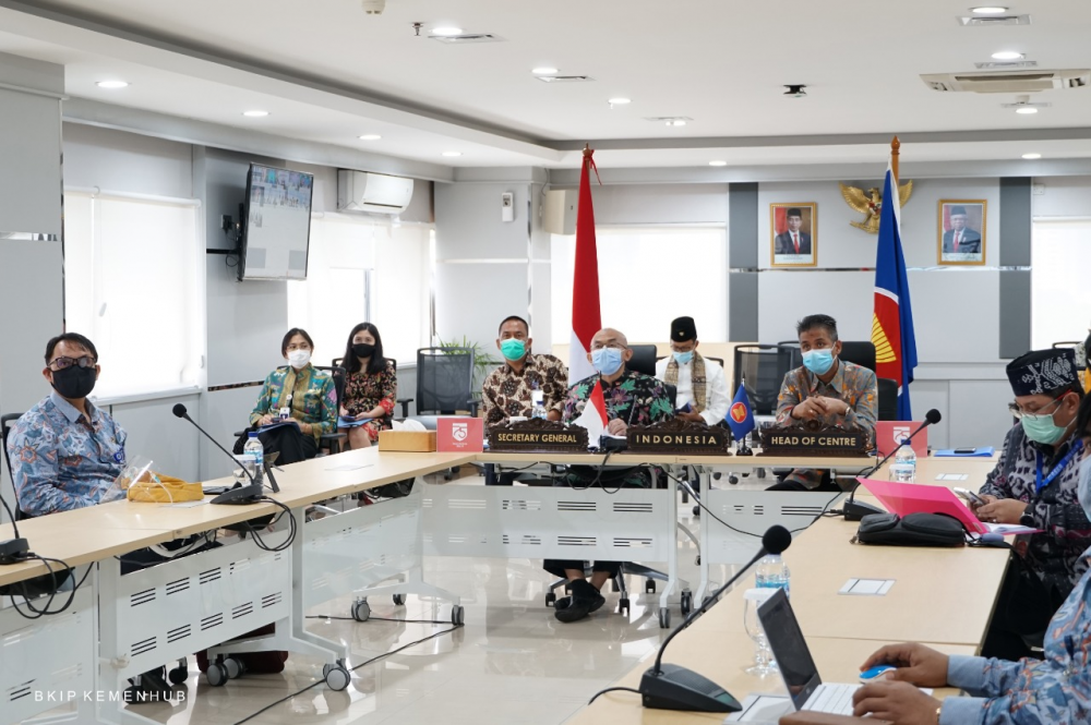 Sekretaris Jenderal Pimpin Delegasi RI Pada Pertemuan Virtual ASEAN-Japan STOM Leaders Conference Ke-18