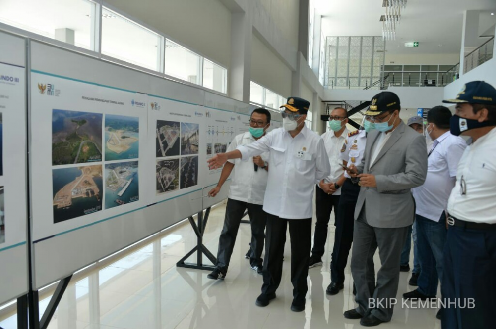 KE LOMBOK, MENHUB CEK KESIAPAN OPERASI DERMAGA DAN TERMINAL PENUMPANG GILIMAS