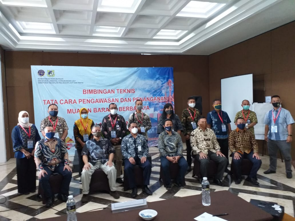 MINIMALISIR RESIKO KECELAKAAN KAPAL, KEMENHUB TINGKATKAN KOMPETENSI PETUGAS PENGAWAS MUATAN BARANG BERBAHAYA