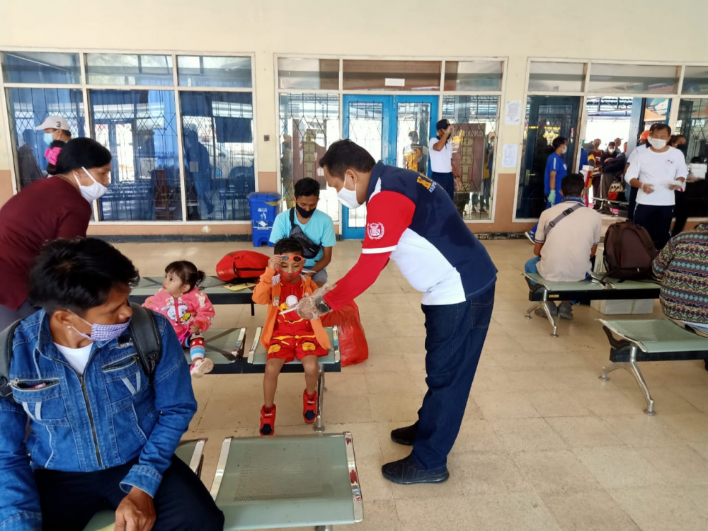 RANGKAIAN HARHUBNAS 2020, KSOP KUPANG GERAKAN SAFETY AND HEALTHY CAMPAIGN