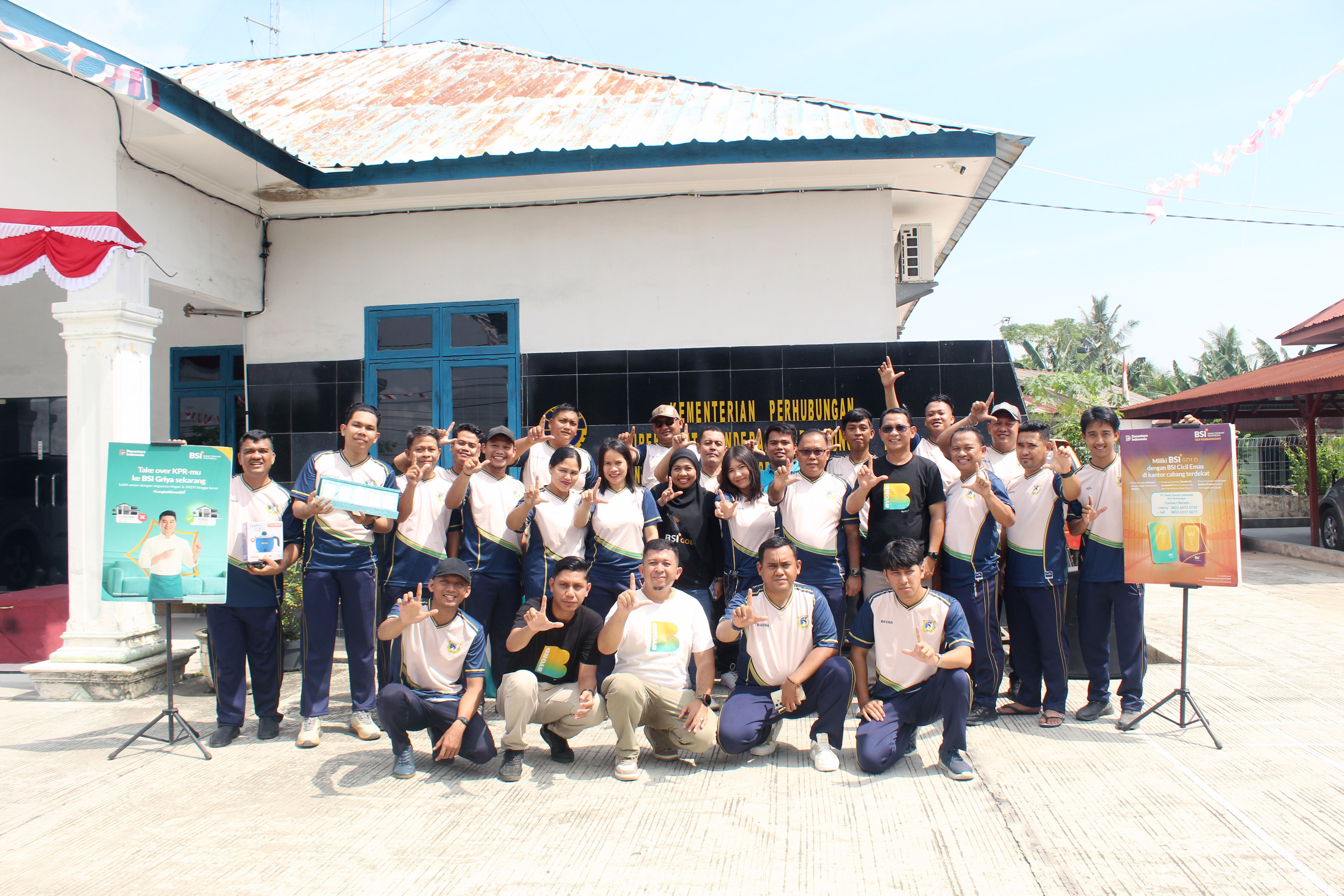 Gerak Bersama, Semangat Merdeka : Senam Pagi UPP Kelas II Tanjung Beringin Sambut Hari Ulang Tahun RI ke-81
