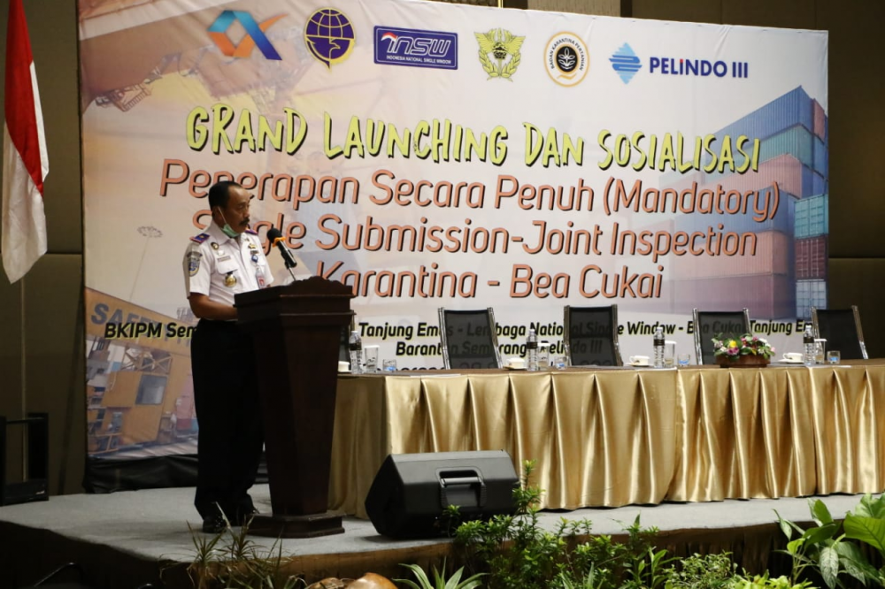 PERCEPAT DWELLING TIME, PELABUHAN TANJUNG EMAS MULAI TERAPKAN SINGLE SUBMISSION DAN JOINT INSPECTION KARANTINA & BEA CUKAI
