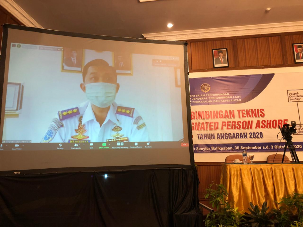 WUJUDKAN MANAJEMEN KESELAMATAN KAPAL YANG BAIK, KEMENHUB TINGKATKAN KAPASITAS PETUGAS DARAT YANG DITUNJUK/DESIGNATED PERSON ASHORE