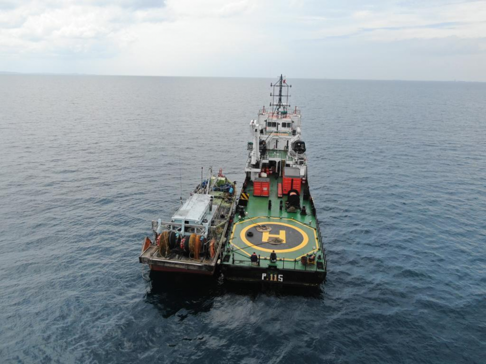 PENEGAKAN HUKUM DI LAUT, KEMENHUB TINDAK KAPAL NELAYAN BERBENDERA MALAYSIA YANG MASUK WILAYAH NKRI