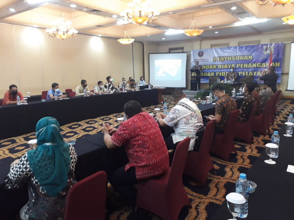 DITJEN HUBLA GELAR KEGIATAN PENYUSUNAN STANDAR BIAYA PENANGANAN PERKARA TINDAK PIDANA PELAYARAN