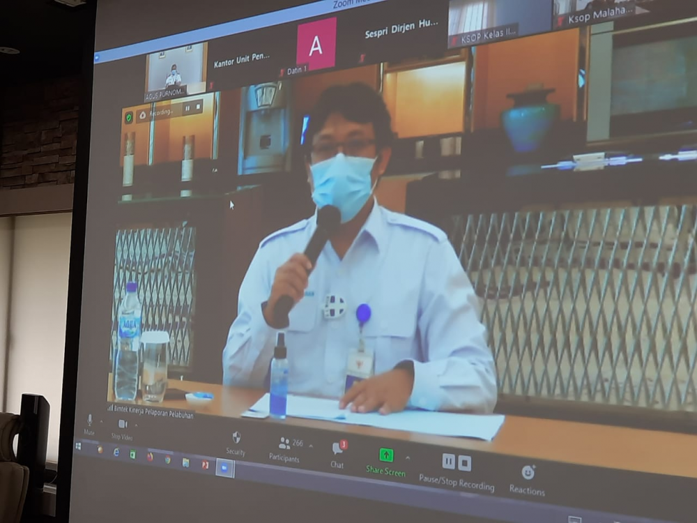 TINGKATKAN PELAPORAN KINERJA PELAYANAN OPERASIONAL PELABUHAN, KEMENHUB SELENGGARAKAN BIMTEK STANDAR KINERJA OPERASIONAL PELABUHAN MELALUI PELAPORAN BERBASIS SISTEM ELEKTRONIK