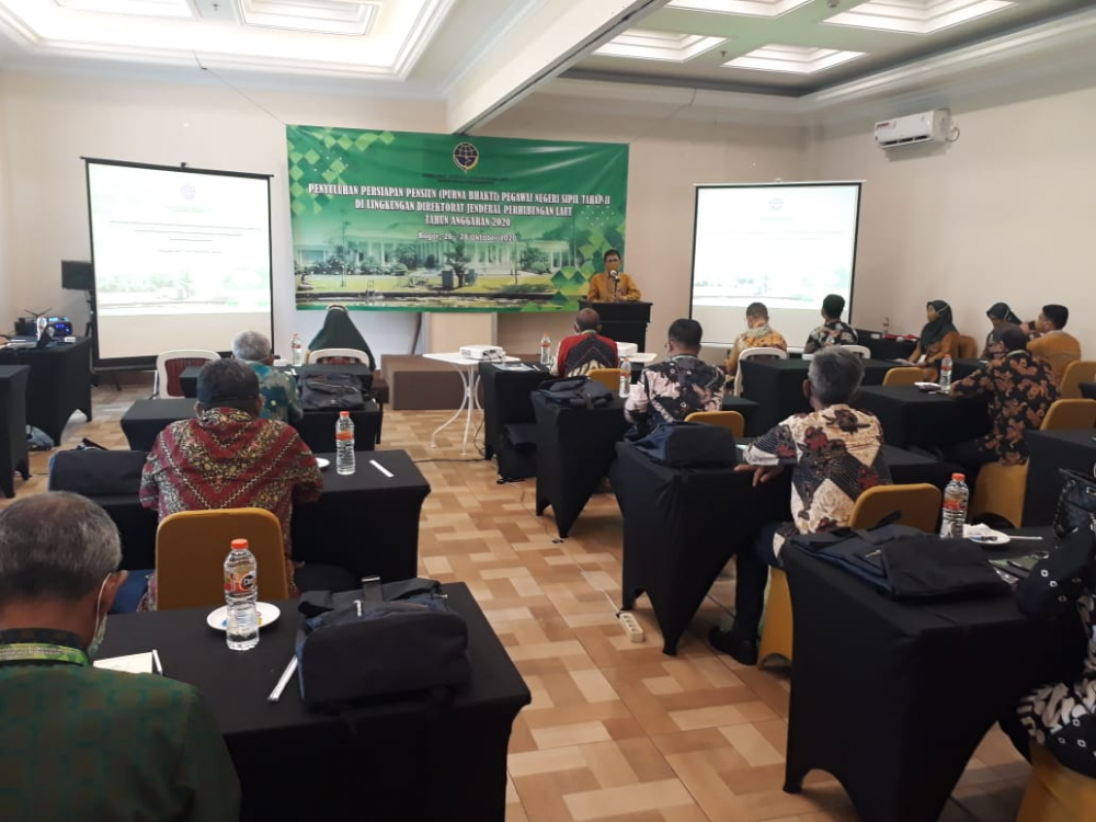 DITJEN HUBLA BERIKAN PENYULUHAN PERSIAPAN PURNA BHAKTI ASN