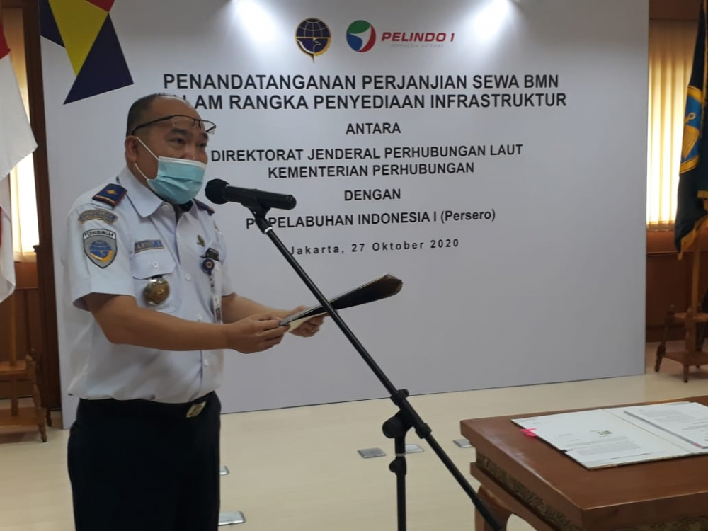 OPTIMALKAN PEMANFAATAN BMN, KEMENHUB DAN PELINDO I TANDATANGANI PERJANJIAN SEWA TANAH LAPANGAN PENIMBUNAN BARANG KONTRUKSI BETON DI BELAWAN