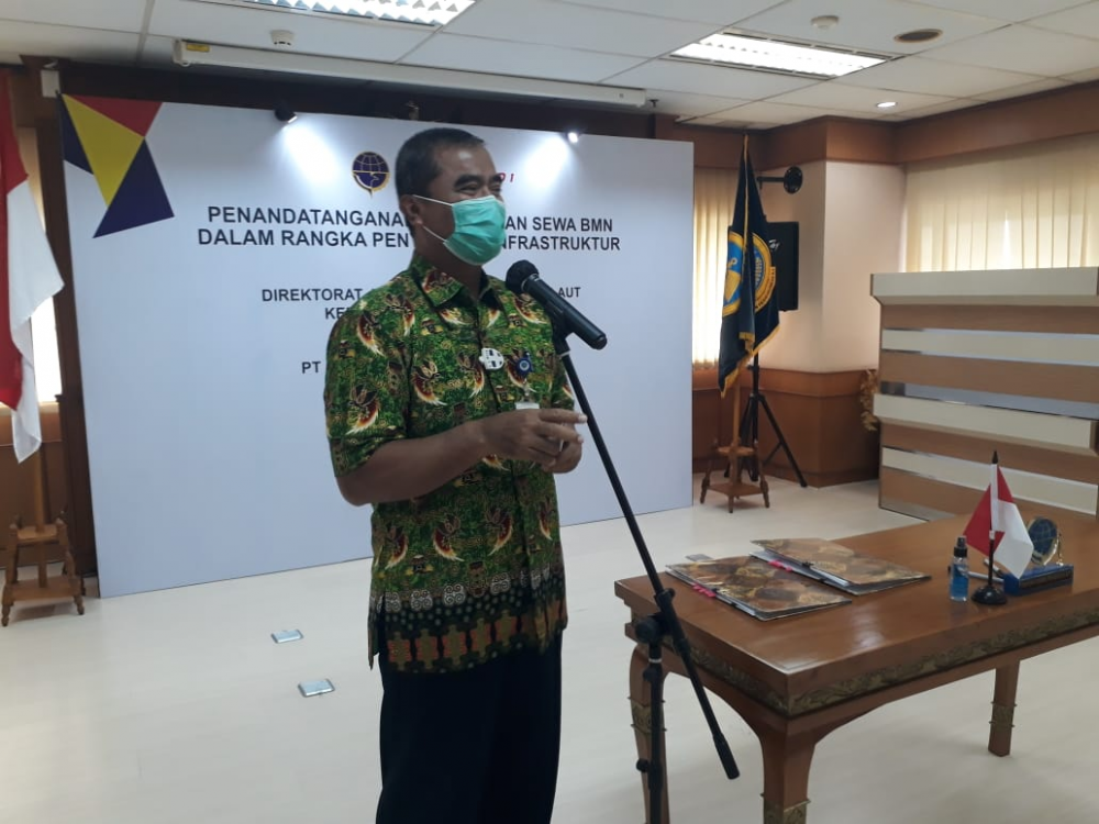 OPTIMALKAN PEMANFAATAN BMN, KEMENHUB DAN PELINDO I TANDATANGANI PERJANJIAN SEWA TANAH LAPANGAN PENIMBUNAN BARANG KONTRUKSI BETON DI BELAWAN
