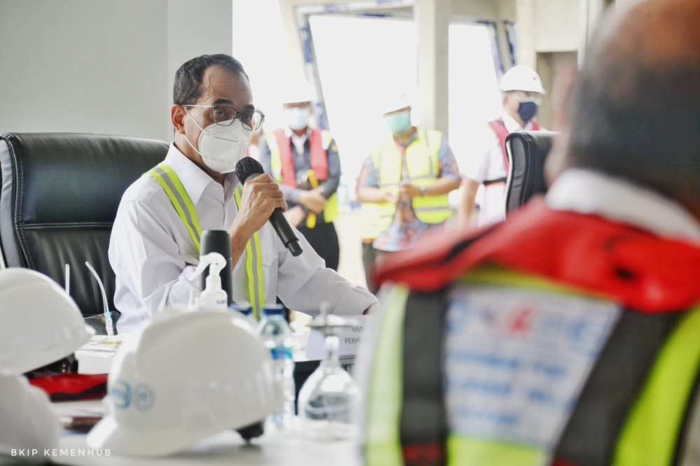Tinjau Progres Pelabuhan Patimban