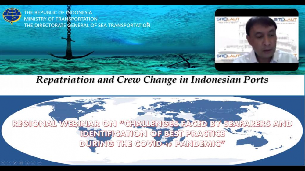 INDONESIA SEBUT PERLUNYA KOMITMEN GLOBAL TERKAIT PERTUKARAN DAN PEMULANGAN ABK DI TENGAH PANDEMI COVID-19