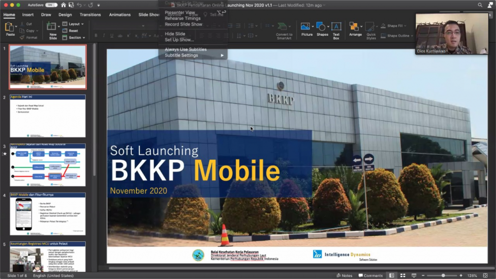 KEMENHUB RESMIKAN PENGGUNAAN APLIKASI “BKKP MOBILE”