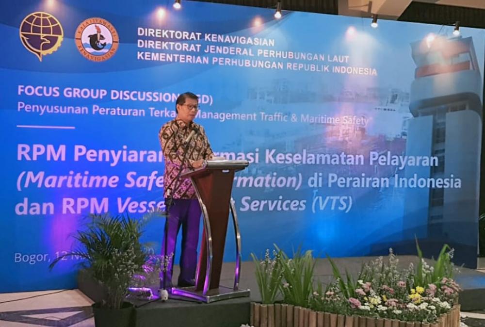 KEMENHUB GELAR FGD UNTUK MEMBAHAS RANCANGAN PERATURAN MENTERI PERHUBUNGAN TENTANG TELEKOMUNIKASI PELAYARAN