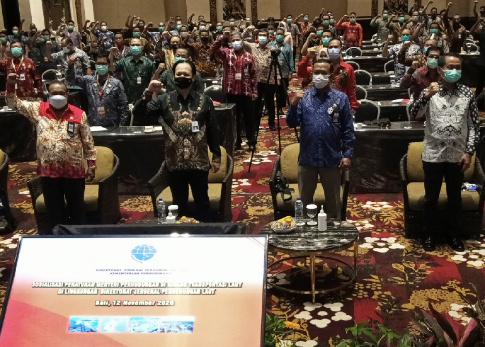 DITJEN PERHUBUNGAN LAUT SOSIALISASIKAN PERMENHUB TENTANG KERJASAMA DAN KONSESI PELABUHAN