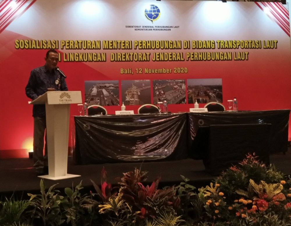 DITJEN PERHUBUNGAN LAUT SOSIALISASIKAN PERMENHUB TENTANG KERJASAMA DAN KONSESI PELABUHAN