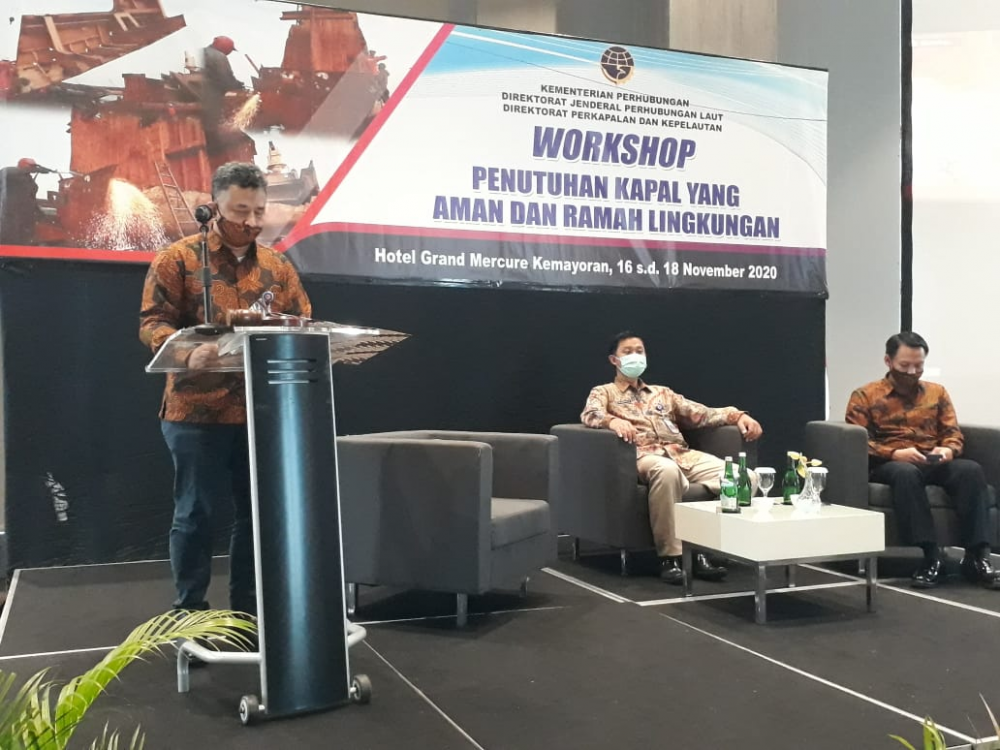 DITJEN HUBLA SELENGGARAKAN WORKSHOP PENUTUHAN KAPAL YANG AMAN DAN RAMAH LINGKUNGAN