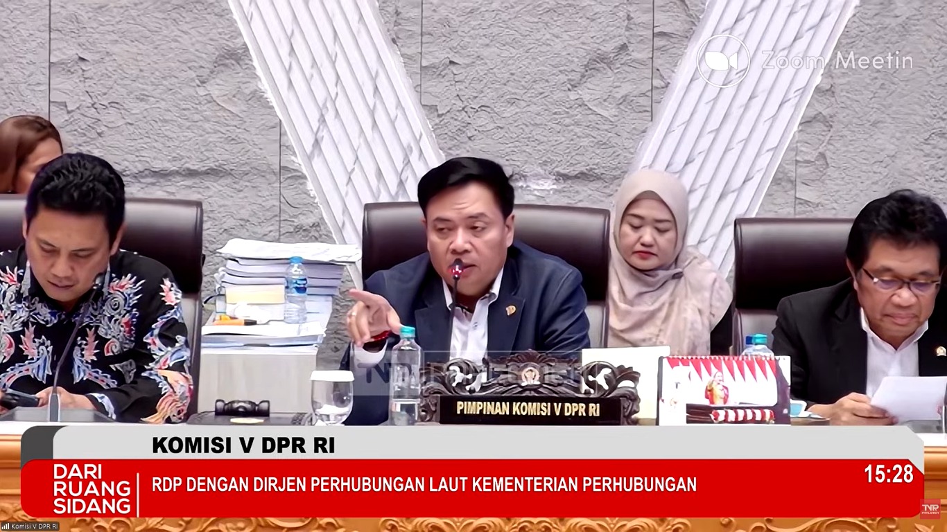 Kantor KSOP Kelas I Dumai mengikuti kegiatan Rapat Dengar Pendapat Komisi V DPR RI dengan Direktur Jenderal Perhubungan Laut.