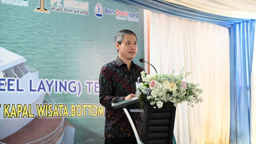 Peletakan Lunas (Keel Laying) Terpadu yang bertempat di PT Bayu Bahari Sentosa