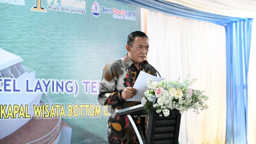 Peletakan Lunas (Keel Laying) Terpadu yang bertempat di PT Bayu Bahari Sentosa