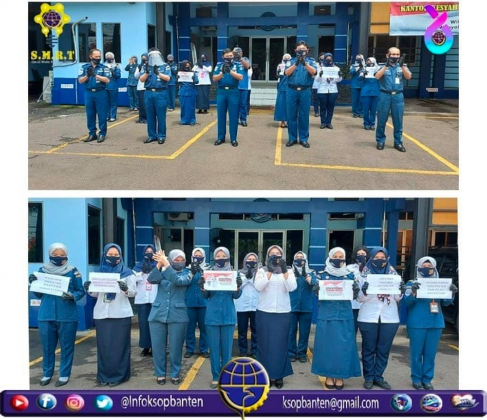 KSOP KELAS I BANTEN : Gerakan Tepuk Tangan 56 Detik